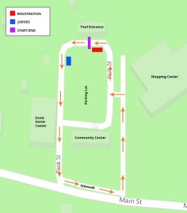 4th of July Bike Parade Route