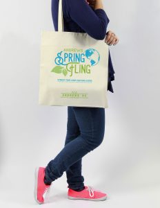 Andrews Spring Fling Canvas Bag